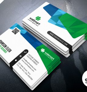 Colorful Business Card Design Templates PSD