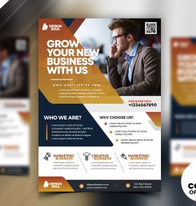 Creative Business Flyer Design PSD