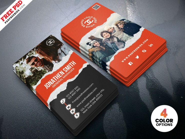 Fashion Store Business Card PSD