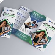 Modern Tri-Fold Brochure Design PSD