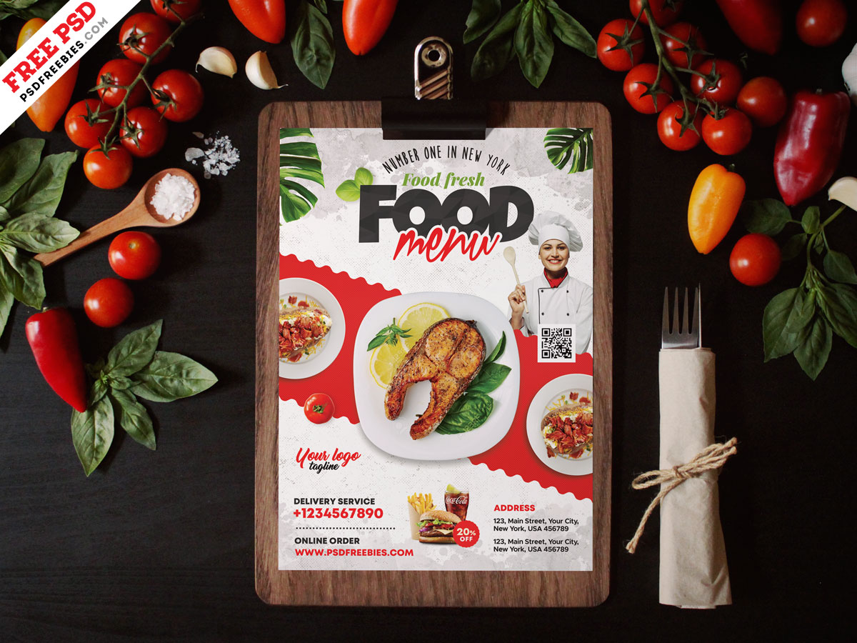 Food Menu Flyer Templates Free Free Templates Printable
