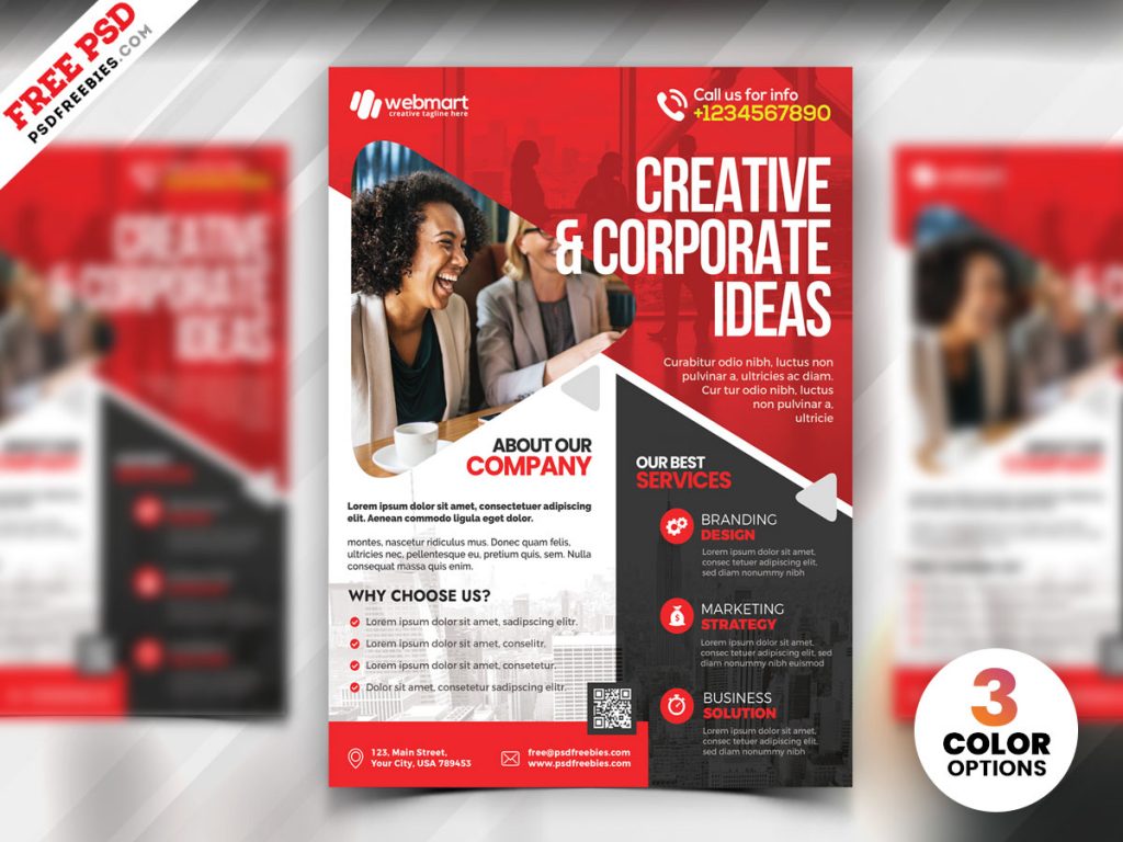 Download 47 Photoshop Template A4 Brochure Yellowimages PSD Mockup Templates