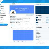 New Twitter Page Mockup 2019