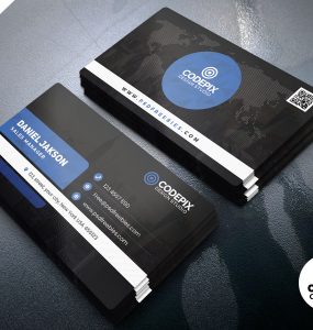 Minimal Business Card Design PSD