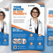 Health Care Flyer Template PSD