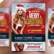 Premium Christmas Party Flyer PSD