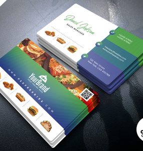 Best Restaurant Business Card PSD