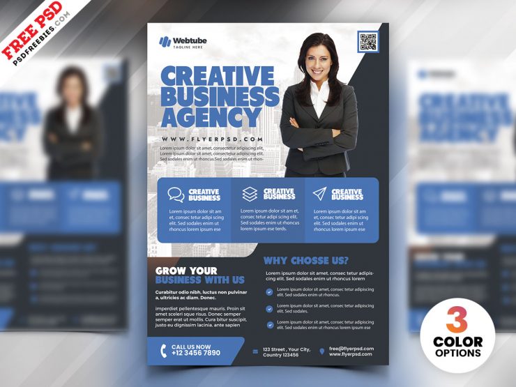 Professional Business Flyer PSD