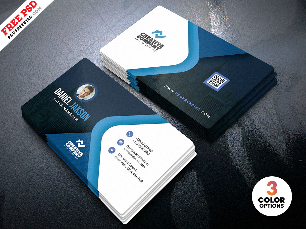 Best Creative Business Card Design PSD – PSDFreebies.com For Freelance Business Card Template