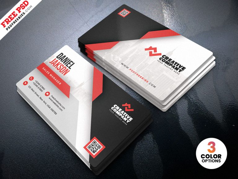 Creative Business Card PSD Design Template | PSDFreebies.com