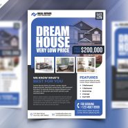 Real Estate Business Marketing Flyer PSD