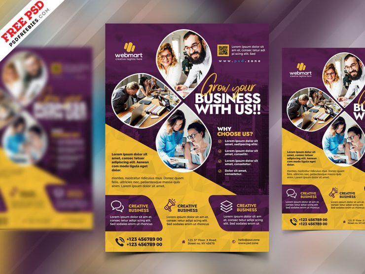 Business Promotion Creative Flyer Design PSD