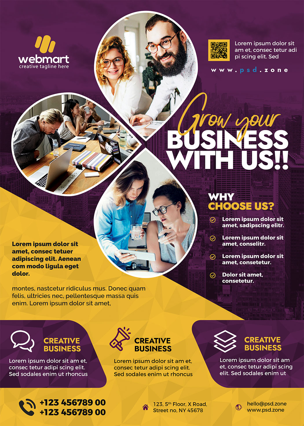 Business Promotion Creative Flyer Design PSD PSDFreebies com