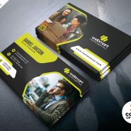 Professional Business Card Design PSD Template