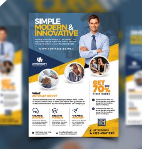 Business Promotion Flyer Template PSD
