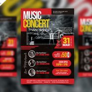 Live Music Concert Event Flyer PSD