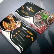 Tasty Food Restaurant Business Card PSD