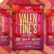 Valentines Day Special Event Flyer PSD