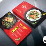 Creative Restaurant Business Card PSD Design