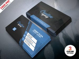 Creative Personal Business Card PSD Template