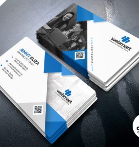 Minimalist Personal Business Card Design PSD