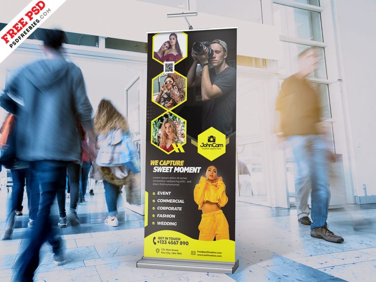 Professional-Photography-Roll-Up-Banner-PSD