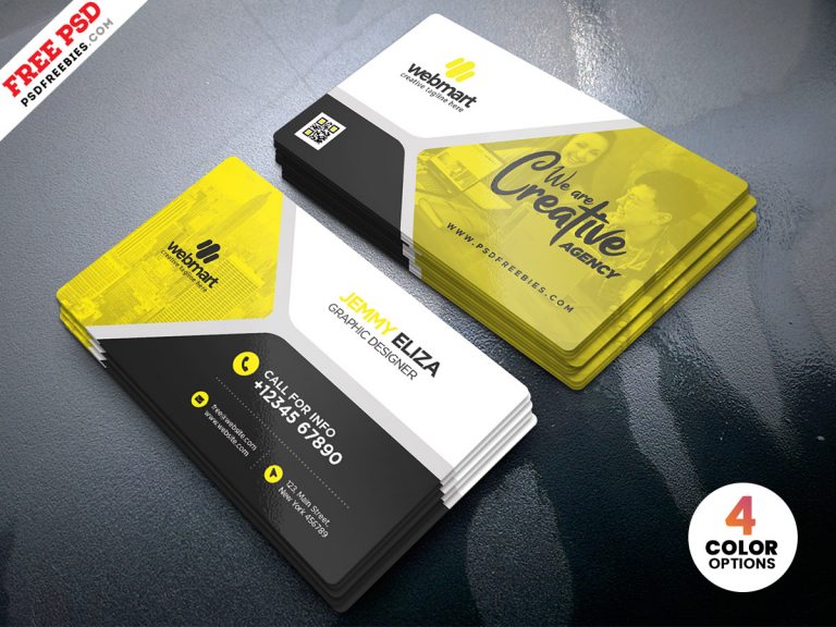 High Quality Designer Business Card PSD | PSDFreebies.com