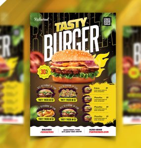 Food Business Promotional Flyer PSD