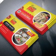 Food and Restaurant Creative Business Card PSD