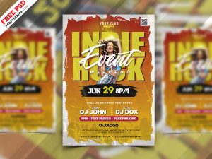 Indie-Rock-Concert-Poster-Flyer-PSD