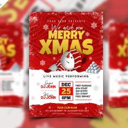 Merry Christmas Flyer PSD Template