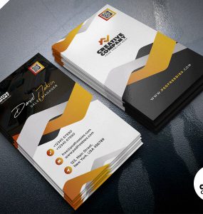Stylish and Designer Business Card PSD Templates