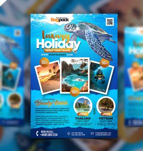 Travel Agency Advertisement AD Flyer PSD