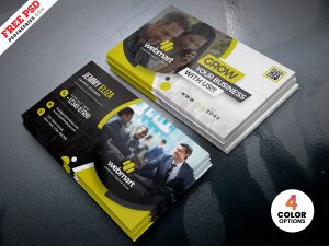 Marketing Company Business Card PSD Templates