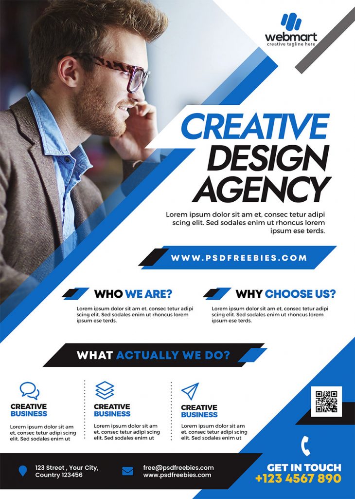 Creative Marketing Agency Flyer Design PSD
