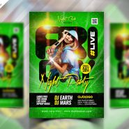 Friday Live Event Party Flyer PSD Template
