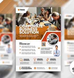 Professional Corporate Business Company Flyer PSD