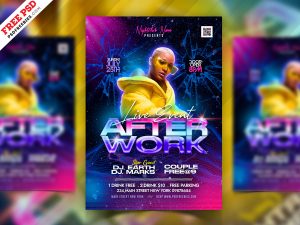 Night Club Party Event Flyer Design PSD