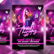 Ultimate Music and Dance Party Flyer PSD