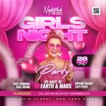 Free PSD | Girls Night Special Party Instagram Post PSD | PSDFreebies.com