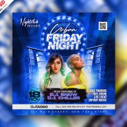 Weekend Special Night Club Party Instagram Post PSD