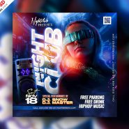 Exclusive DJ Music Party Social Media Post PSD