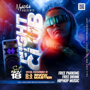 Exclusive DJ Music Party Social Media Post PSD