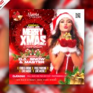 Merry Christmas Party Event  Instagram Post Design PSD