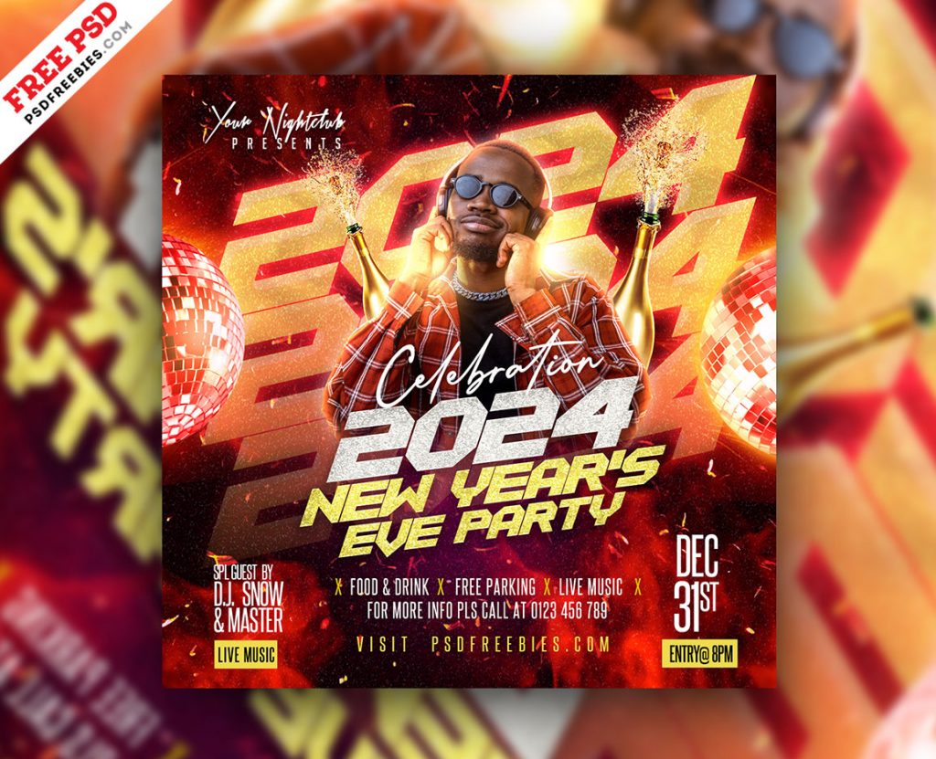 Free PSD New Year 2024 Eve Party Instagram Post PSD PSDFreebies Com   New Year 2024 Eve Party Instagram Post PSD 1024x831 