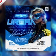Weekend Night Club DJ Party Post PSD Template