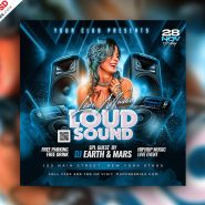 Loud Music Event Party Social Media Post PSD