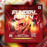 Club Party Promotional Social Media Post PSD