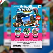 Travel Package Business Flyer PSD