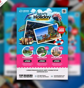 Travel Package Business Flyer PSD